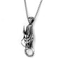 TK2005 - High polished (no plating) Stainless Steel Necklace with No Stone-2
