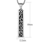 TK2007 - High polished (no plating) Stainless Steel Necklace with No Stone-1