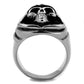 TK2063 - High polished (no plating) Stainless Steel Ring with No Stone-2