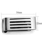 TK2074 - High polished (no plating) Stainless Steel Money clip with No Stone-1