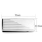 TK2077 - High polished (no plating) Stainless Steel Money clip with No Stone-1