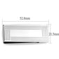 TK2078 - High polished (no plating) Stainless Steel Money clip with No Stone-1