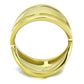 TK2157 - IP Gold(Ion Plating) Stainless Steel Ring with No Stone-2