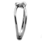 TK2262 - High polished (no plating) Stainless Steel Ring with No Stone-3