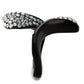 TK2360 - IP Black(Ion Plating) Stainless Steel Ring with Top Grade Crystal  in Montana-3