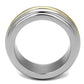 TK2390 - Two-Tone IP Gold (Ion Plating) Stainless Steel Ring with No Stone-2