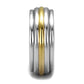 TK2390 - Two-Tone IP Gold (Ion Plating) Stainless Steel Ring with No Stone-3