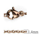 TK2423R - IP Rose Gold(Ion Plating) Stainless Steel Chain with No Stone-2