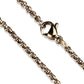 TK2425R - IP Rose Gold(Ion Plating) Stainless Steel Chain with No Stone-1