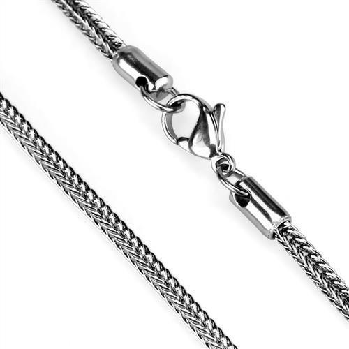 TK2430 - High polished (no plating) Stainless Steel Chain with No Stone-1