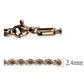 TK2433R - IP Rose Gold(Ion Plating) Stainless Steel Chain with No Stone-2