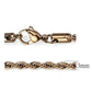 TK2434R - IP Rose Gold(Ion Plating) Stainless Steel Chain with No Stone-2