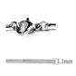 TK2435 - High polished (no plating) Stainless Steel Chain with No Stone-2