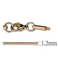 TK2436R - IP Rose Gold(Ion Plating) Stainless Steel Chain with No Stone-2