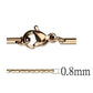 TK2439R - IP Rose Gold(Ion Plating) Stainless Steel Chain with No Stone-2