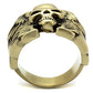 TK2445 - IP Antique Copper Stainless Steel Ring with Epoxy  in Jet-2