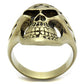 TK2448 - IP Antique Copper Stainless Steel Ring with Epoxy  in Jet-2