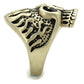 TK2455 - IP Antique Copper Stainless Steel Ring with Epoxy  in Jet-3