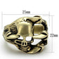 TK2464 - IP Antique Copper Stainless Steel Ring with Epoxy  in Jet-1