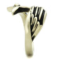 TK2470 - IP Antique Copper Stainless Steel Ring with Epoxy  in Jet-3