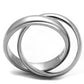TK2498 - High polished (no plating) Stainless Steel Ring with No Stone-2