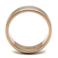 TK2569 - Two-Tone IP Rose Gold Stainless Steel Ring with No Stone-3