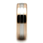 TK2569 - Two-Tone IP Rose Gold Stainless Steel Ring with No Stone-4