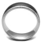 TK2580 - Two Tone IP Light Black (IP Gun) Stainless Steel Ring with No Stone-2