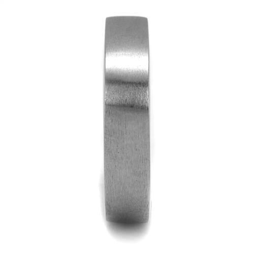 TK2668 - High polished (no plating) Stainless Steel Ring with No Stone-3