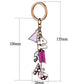 TK2717 - IP Coffee light Stainless Steel Key Ring with Epoxy  in Multi Color-1