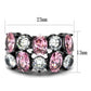 TK2776 - IP Light Black  (IP Gun) Stainless Steel Ring with AAA Grade CZ  in Rose-1