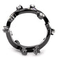 TK2780 - IP Light Black  (IP Gun) Stainless Steel Ring with AAA Grade CZ  in Clear-2