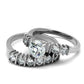 TK2869 - High polished (no plating) Stainless Steel Ring with AAA Grade CZ  in Clear-4