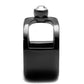 TK2897 - IP Light Black  (IP Gun) Stainless Steel Ring with Top Grade Crystal  in Clear-3