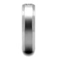 TK2934 - High polished (no plating) Stainless Steel Ring with AAA Grade CZ  in Clear-3
