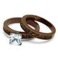 TK2954 - IP Coffee light Stainless Steel Ring with AAA Grade CZ  in Clear-4