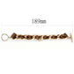 TK3066 - IP Rose Gold(Ion Plating) Stainless Steel Bracelet with Top Grade Crystal  in Light Peach-1