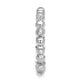 TK3085 - High polished (no plating) Stainless Steel Ring with AAA Grade CZ  in Clear-3
