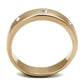 TK3107 - IP Rose Gold(Ion Plating) Stainless Steel Ring with Top Grade Crystal  in Clear-2