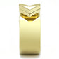 TK3120 - IP Gold(Ion Plating) Stainless Steel Ring with No Stone-3