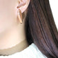 TK3154 - IP Rose Gold(Ion Plating) Stainless Steel Earrings with No Stone-2