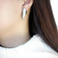 TK3160 - Rhodium Stainless Steel Earrings with No Stone-2