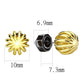 TK3298 - IP Gold+ IP Black (Ion Plating) Stainless Steel Earrings with No Stone-1