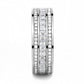 TK3435 - High polished (no plating) Stainless Steel Ring with AAA Grade CZ  in Clear-3