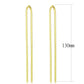 TK3531 - IP Gold(Ion Plating) Stainless Steel Earrings with No Stone-1