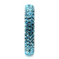 TK3535 - High polished (no plating) Stainless Steel Ring with Top Grade Crystal  in Sea Blue-3