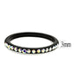 TK3556 - IP Black(Ion Plating) Stainless Steel Ring with Top Grade Crystal  in Aurora Borealis (Rainbow Effect)-1