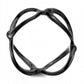 TK3568 - IP Black(Ion Plating) Stainless Steel Ring with No Stone-2