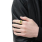 TK3598 - IP Gold(Ion Plating) Stainless Steel Ring with No Stone-4