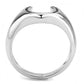 TK3619 - High polished (no plating) Stainless Steel Ring with No Stone-2